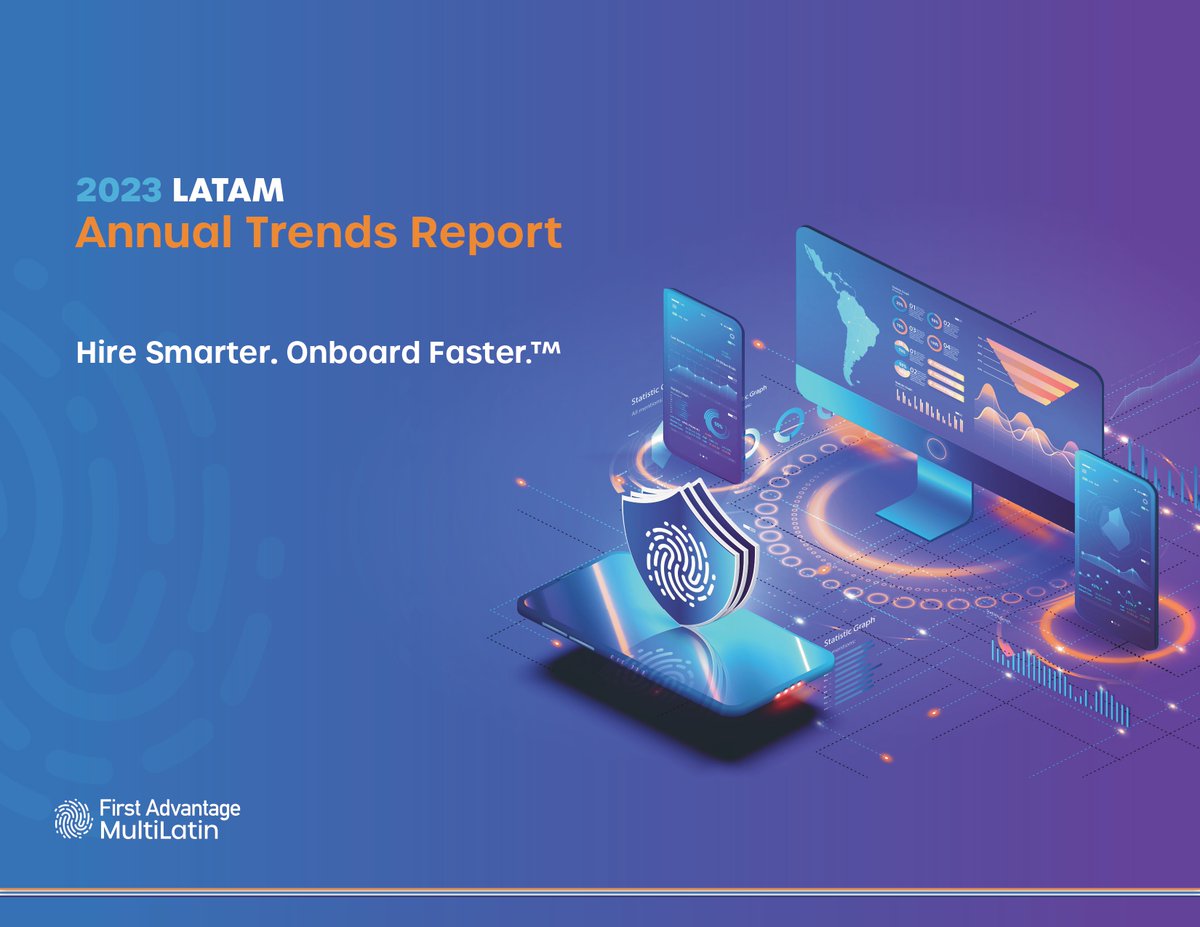 FAMultiLatin's tweet photo. 2023 LATAM Annual Trends Report is here!

Latin America has a diverse and dynamic talent landscape. For global companies, this is ideal for expanding operations in the region.

Want to learn more? Download the report: https://t.co/ClfIHzobMY

#HireSmarter #OnboardFaster https://t.co/rHeunucBqM