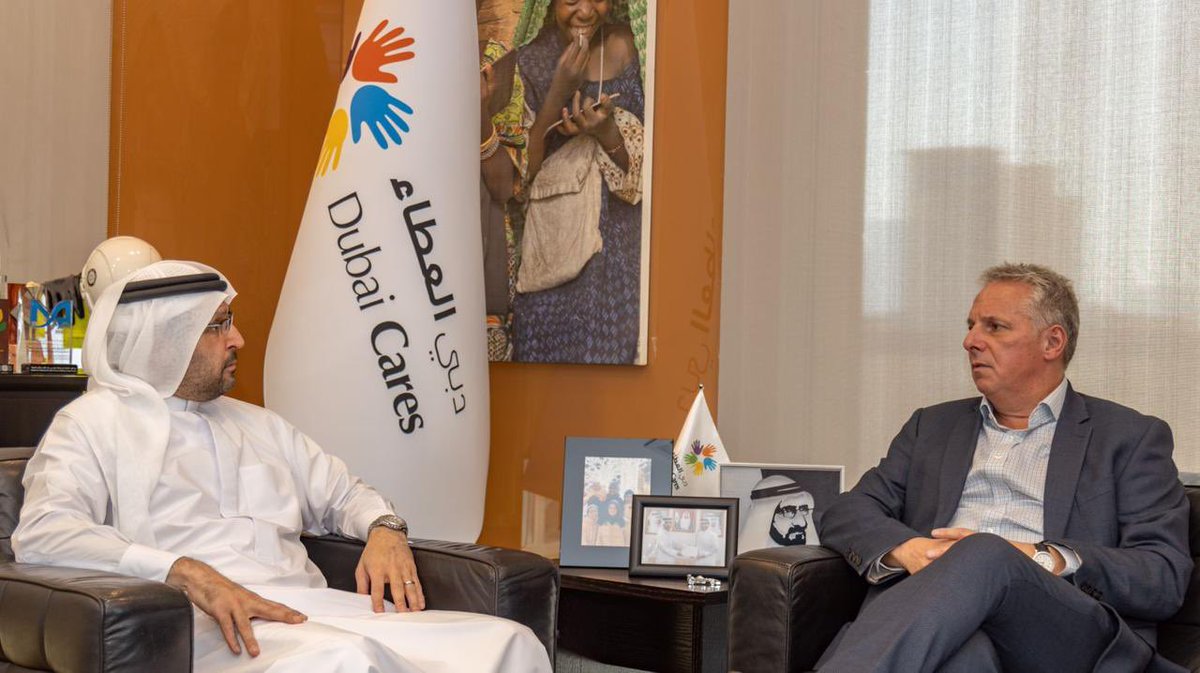 DubaiCares's tweet photo. Furthermore, the meeting touched upon the upcoming @RewirEd_Summit at @COP28_UAE.
#RewirEdSummit #RewiredSummit23 #COP28UAE https://t.co/YqZTGW1xQn