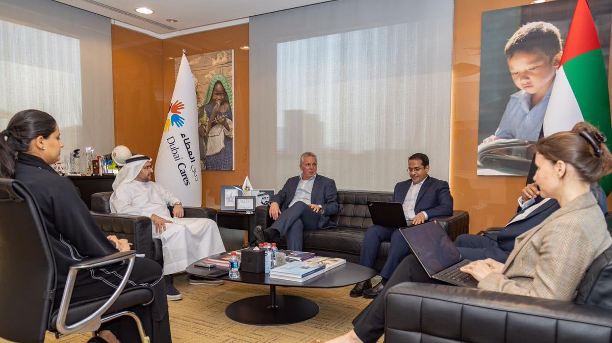 DubaiCares's tweet photo. Furthermore, the meeting touched upon the upcoming @RewirEd_Summit at @COP28_UAE.
#RewirEdSummit #RewiredSummit23 #COP28UAE https://t.co/YqZTGW1xQn