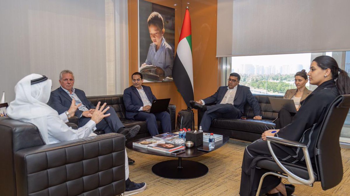 DubaiCares's tweet photo. Furthermore, the meeting touched upon the upcoming @RewirEd_Summit at @COP28_UAE.
#RewirEdSummit #RewiredSummit23 #COP28UAE https://t.co/YqZTGW1xQn