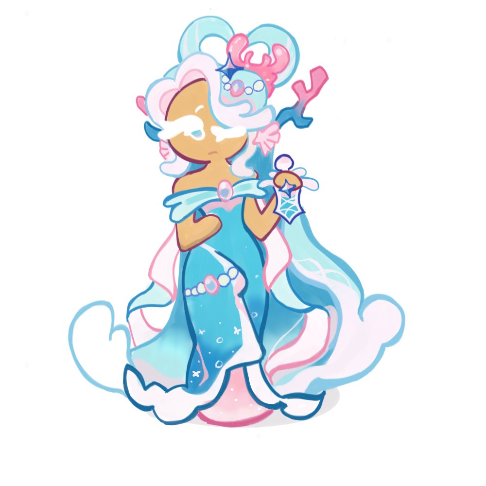 vapswzxy's tweet photo. Sea fairy 🤓

 (por cierto, hoy es mi aniversario del twitter, ni yo sabia LLAJJAJAJA) #luminouscoralcostume #seafairycookie #cookierunovenbreak https://t.co/6ftdpIqFWD