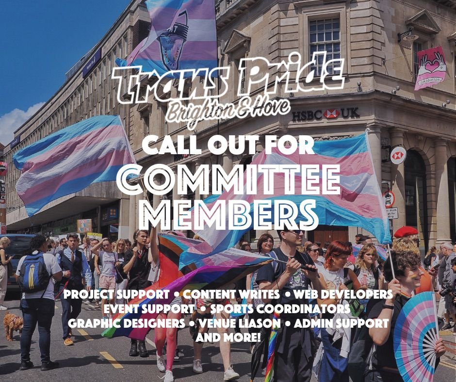 We’re looking for new committee members! If you’re not sure where you’d fit in or if you’re worried you don’t have enough experience get in touch anyway! We also welcome remote volunteers so you can still get involved even if you’re not based in Brighton docs.google.com/forms/d/e/1FAI…