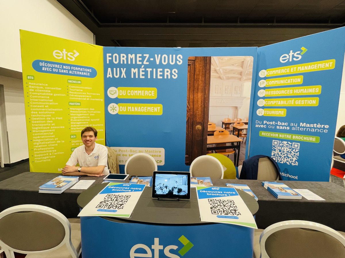 🎓 Découvrez l'ETS lors de notre prochain salon ! 💼 Posez vos questions, explorez nos programmes, et préparez-vous pour votre avenir. Restez connectés pour plus d'infos ! #SalonETS #Formation #AvenirÉducatif
