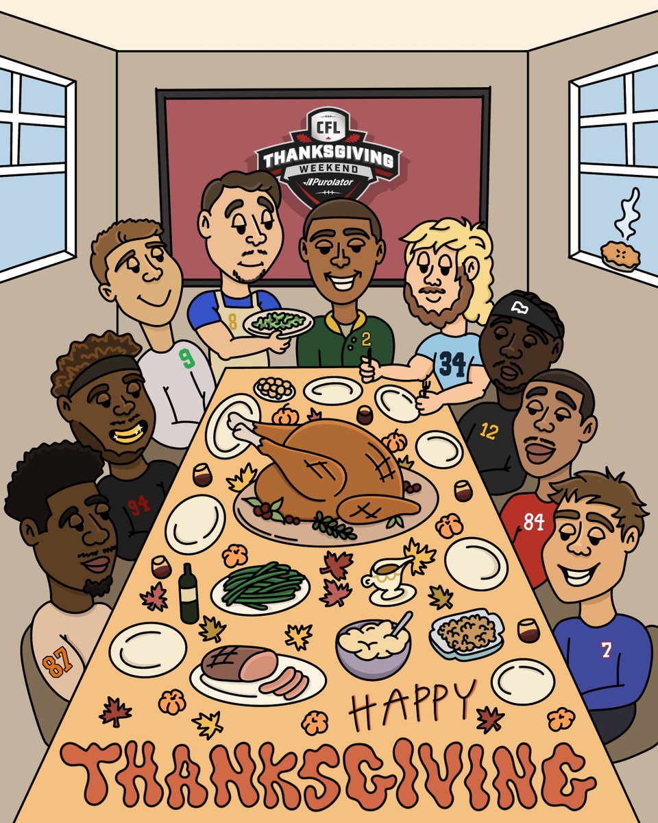 CFL's tweet photo. 'Tis the Szn

Happy Thanksgiving, 🇨🇦!

Thanksgiving Weekend, presented by @PurolatorInc https://t.co/N7AcOrUTbe