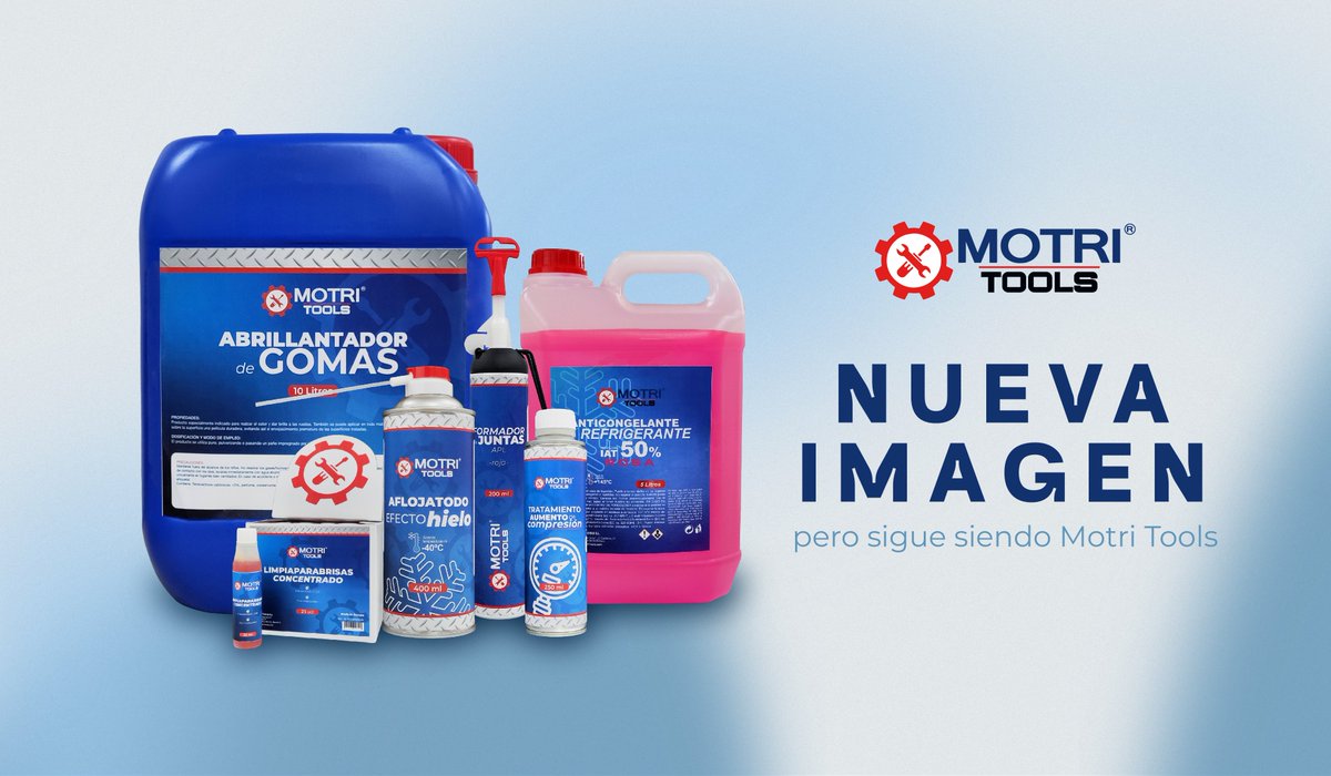 MotriTools's tweet photo. Os presentamos nuestra nueva imagen renovada la cual llevarán todos nuestros productos.
Como dice el dicho... "o te mueves o caducas" y en MOTRI TOOLS nos movemos y mucho!!!
Ya sabes, no olvides seguirnos para no perderte nuestras novedades.

MOTRI TOOLS se mueveeeee https://t.co/cYKEApF5Pn