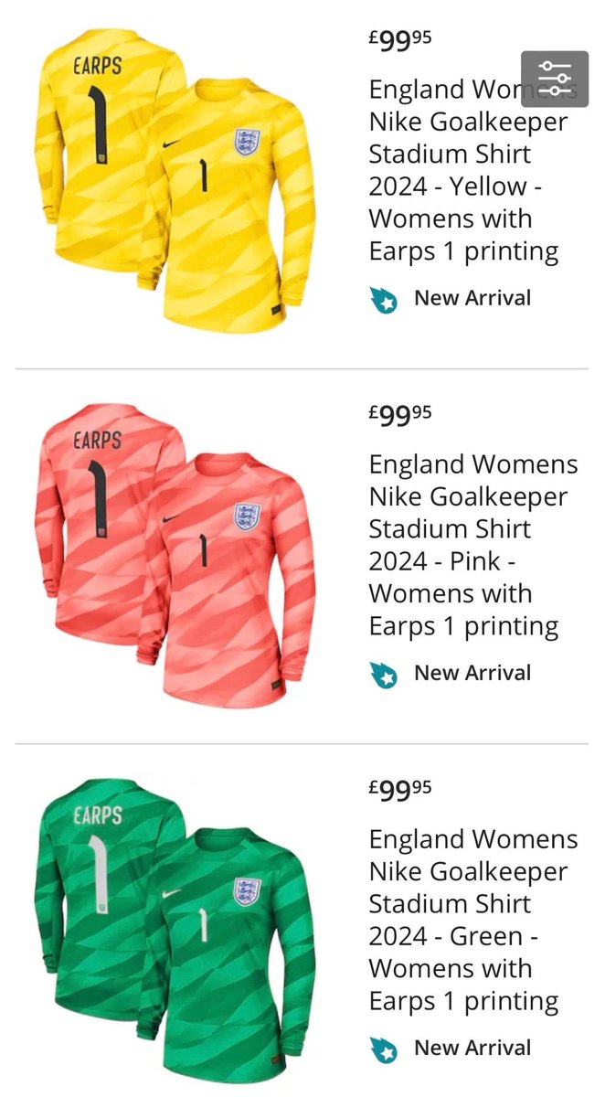 ‼️ Las camisetas de guardameta de las 'Lionesses' se han agotado en horas

😶 Hoy salieron a la venta sin previo aviso y sigue habiendo una fuerte demanda

(Instagram: Shesaballer)