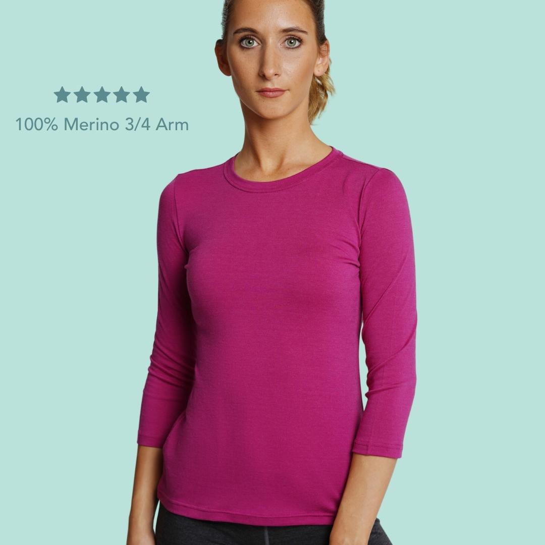 🍂Der Herbst ist da!🍂
Und wir haben deinen idealen Begleiter, unser 3/4 Arm Shirt "Jenny"! Aus reiner Merinowolle gefertigt und in Europa produziert, sorgt es für Komfort und Umweltbewusstsein gleichermaßen. 🌿👕