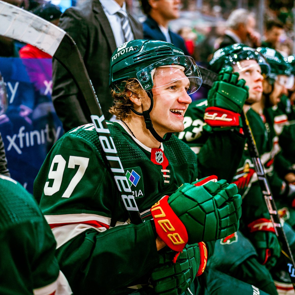 mnwild's tweet photo. Hey friends. We play regular season hockey this week. 🥹 

#mnwild https://t.co/a4nNYbYrkU