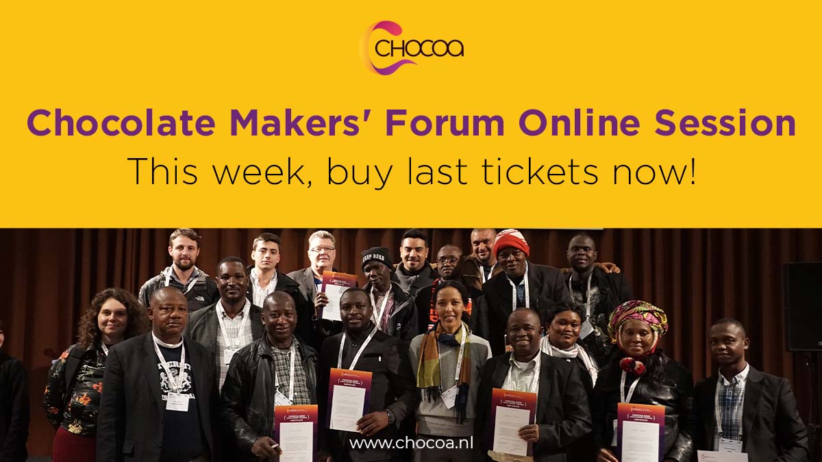 Grab your tickets today and be part of the second Chocolate Makers Forum Session. 🎟️✨

#chocoa #networking #chocoa2023 #europeanmarkets #chocolatemakersforum #international #opportunity #partnerships #womeninbusiness #sustainablefood