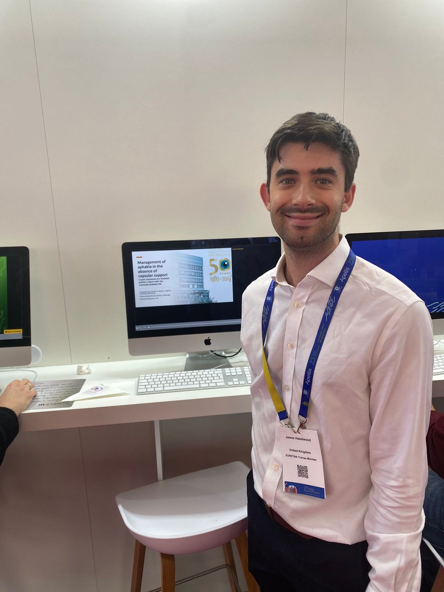 JamesEHazelwood's tweet photo. Excellent few days at @EURETINA, delighted to present work from @EdinburghOph, make new connections and explore the wonderful city of Amsterdam! https://t.co/CkfVt44hjy