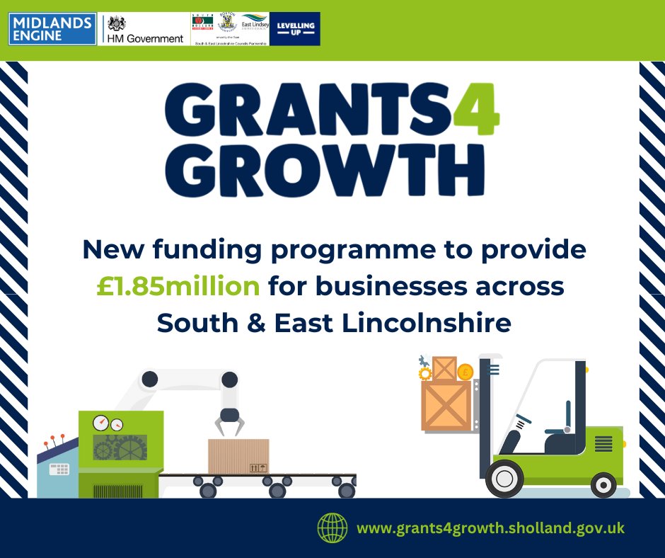 Businesses are being invited to apply for a share of £1.85million in a bid to help them to thrive and grow - while aiming to boost employment opportunities and bring wider benefits across South & East Lincolnshire. Want to know more? Click here: loom.ly/16RIBsA