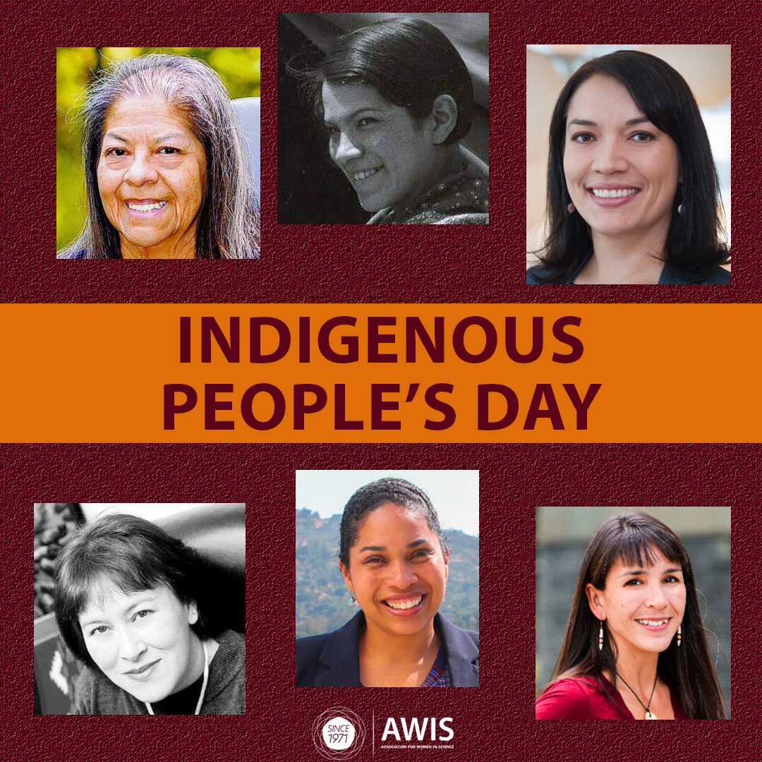 AWISNational's tweet photo. On #IndigenousPeoplesDay, we celebrate the achievements of indigenous women scientists. Read about some of them here: https://t.co/h4X8zga9MC #WomenInScience https://t.co/n7eidGEYpc
