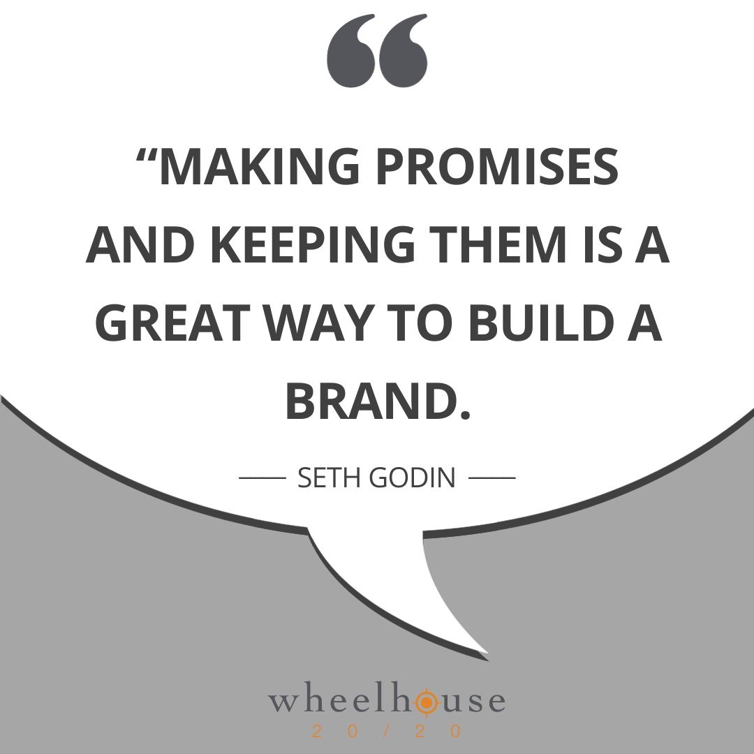 Words to live by in the world of marketing.🙌

The key to a powerful brand? Trustworthiness! Are you ready to make and fulfill your brand promises?

Message us today!

#MarketingQuote #Quote #SethGodin #BuildYourBrand #Wheelhouse2020