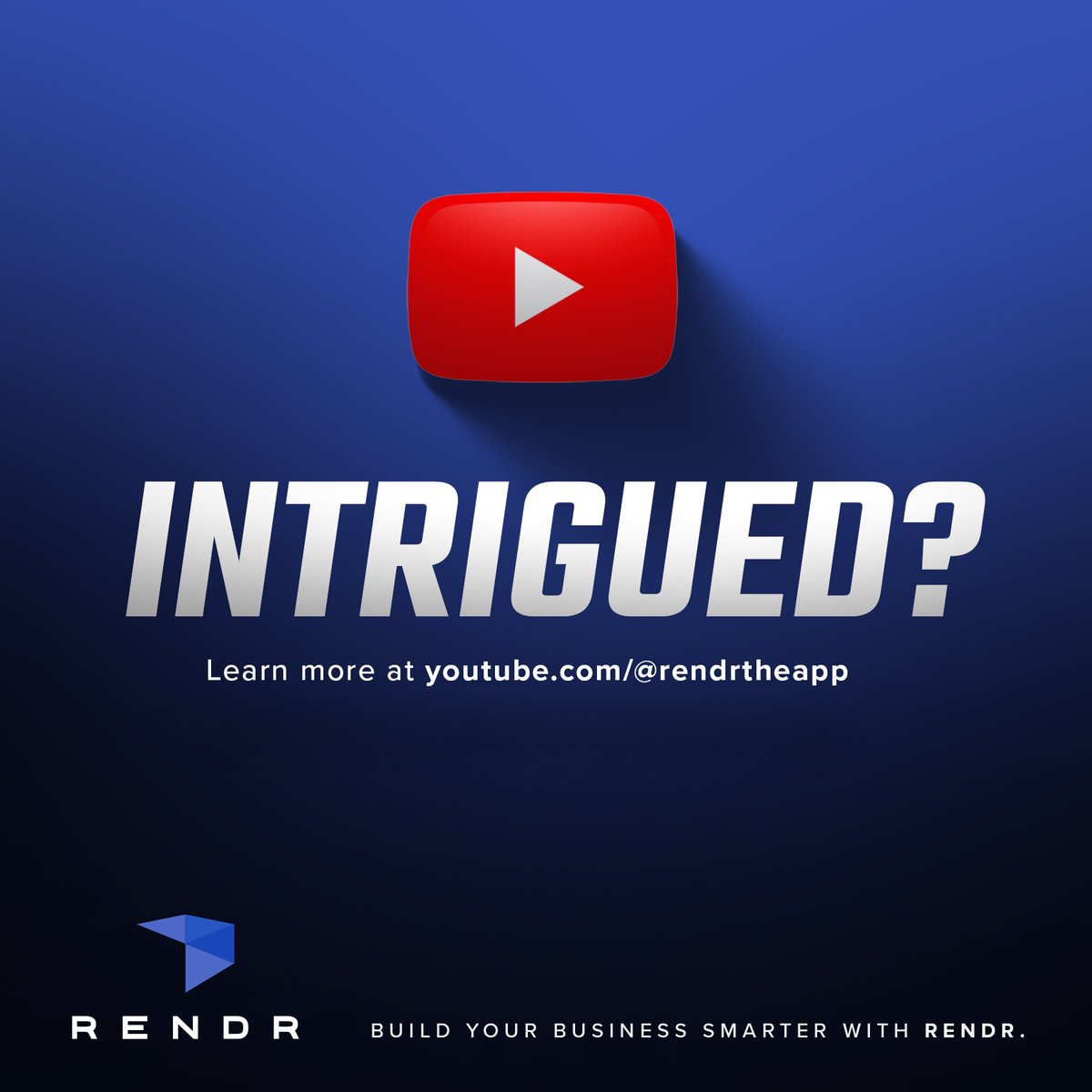 Why should you make RENDR your go-to platform to help grow your remodeling business? Here are just a few of the reasons, but try it yourself and see how many more reasons you can come up with!

Build your business smarter with RENDR. Intrigued? See how on Youtube <a href="/rendrtheapp/">RENDRTHEAPP</a>