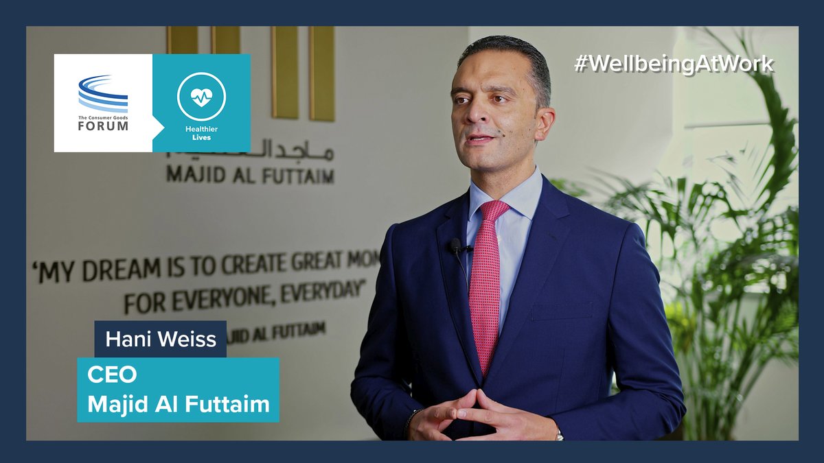 CGF_Collaboration for Healthier Lives (@cgf_health) on Twitter photo Hani Weiss, CEO of <a href="/MajidAlFuttaim/">Majid Al Futtaim</a> lends his voice to the CEO video series for <a href="/CGF_Health/">CGF_Collaboration for Healthier Lives</a> #employeewellbeing campaign 🎥bit.ly/46IVQ5A
#WellbeingAtWork #CGFHealthierLives Hani Weiss, CEO of <a href="/MajidAlFuttaim/">Majid Al Futtaim</a> lends his voice to the CEO video series for <a href="/CGF_Health/">CGF_Collaboration for Healthier Lives</a> #employeewellbeing campaign 🎥bit.ly/46IVQ5A
#WellbeingAtWork #CGFHealthierLives