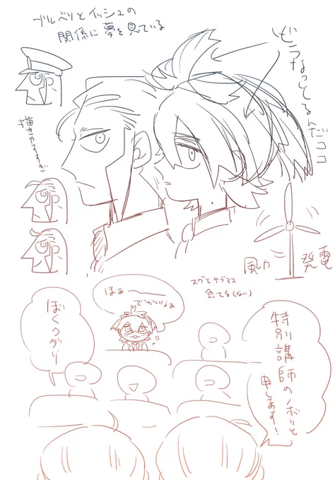 夢を見ているらくがき 