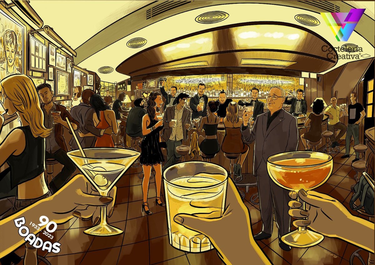CreativeBar's tweet photo. Boadas, la coctelería más antigua de Barcelona, celebra sus 90 años https://t.co/3vprkrwAD9 #boadas #barcelona https://t.co/ilqPXoF6Pj