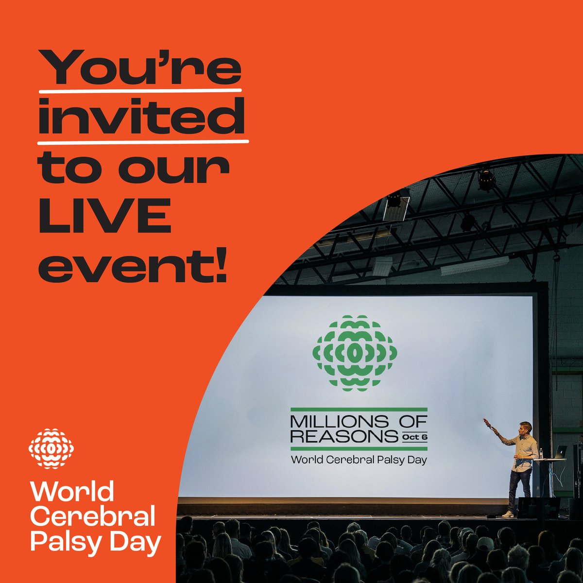 🌎✨Join us on Oct 20th, 10:00 AM AEDT for the World CP Day Awards Ceremony on Zoom! Celebrate innovation, community, and $10,000 USD in prizes! RSVP now: rb.gy/2l6m5 🤩 #WorldCPDay #MillionsOfReasons