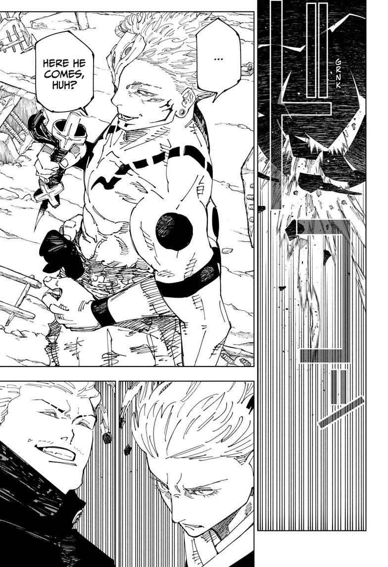 gurokenn's tweet photo. anything could’ve happened in this domain. hakari could’ve been beaten up bad, or uraume has been unable to properly hurt hakari. regardless, one is grinning from ear to ear, while the other looks vexed https://t.co/43yez0m2vX