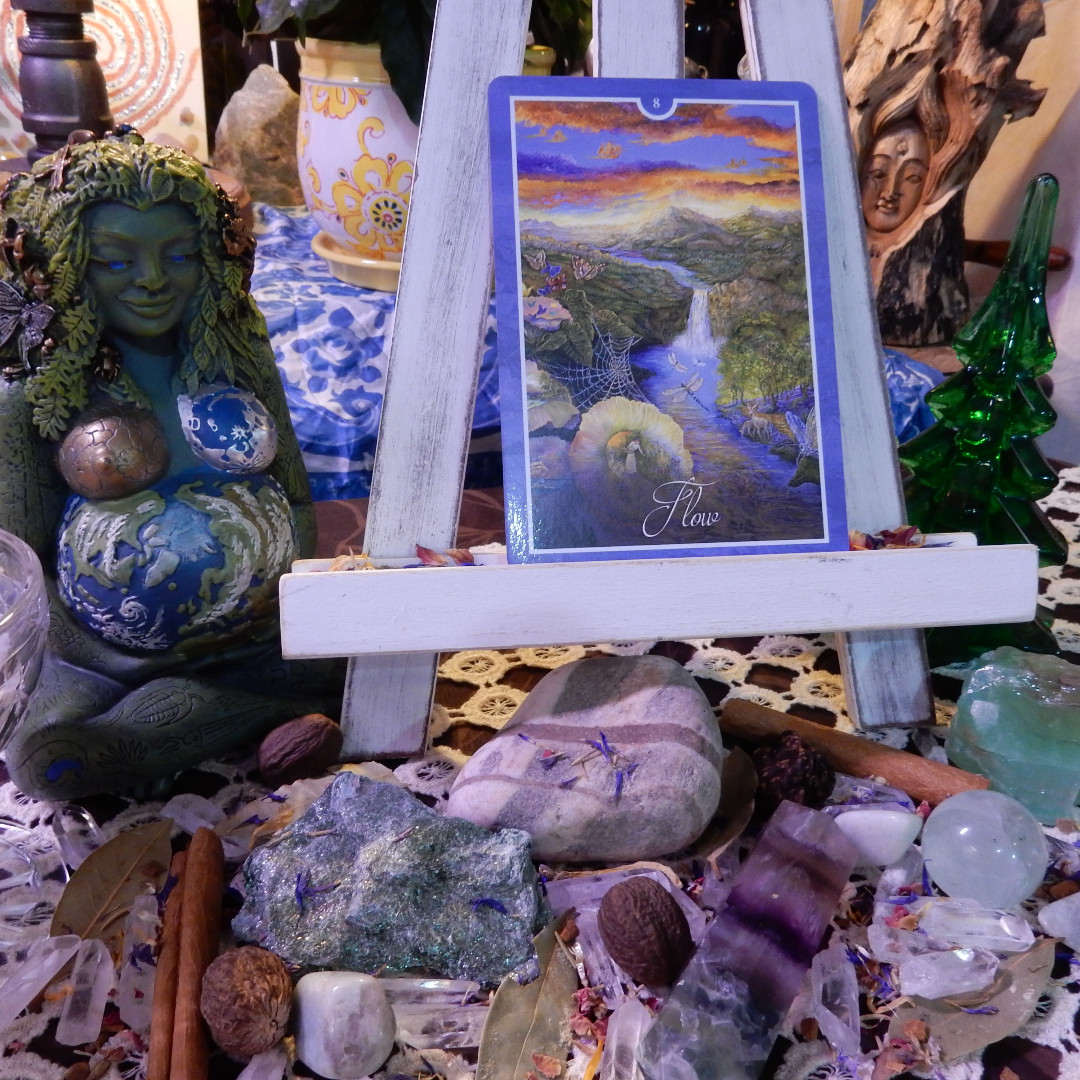 Luna_Marigolde's tweet photo. Whispers of Healing "Flow"
"This card is about manifestation.  It is wonderful to know you can release your unhappiness. Please trust that you hold the power to be happy."

#oracle #healing  #wellness https://t.co/MLjkjEo3j1