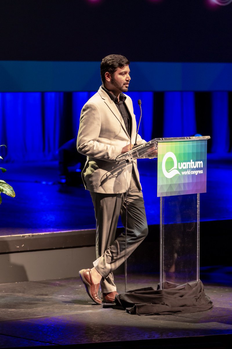 Another feather on the cap 🪶🎖It's with great joy that I announce that <a href="/bosonqpsi/">BQP</a> became the winners of the Quantum World Congress  (<a href="/QWCevent/">Quantum World Congress</a>)'s Startup Pitch Competition! 

#bqp #Quantum #dmv