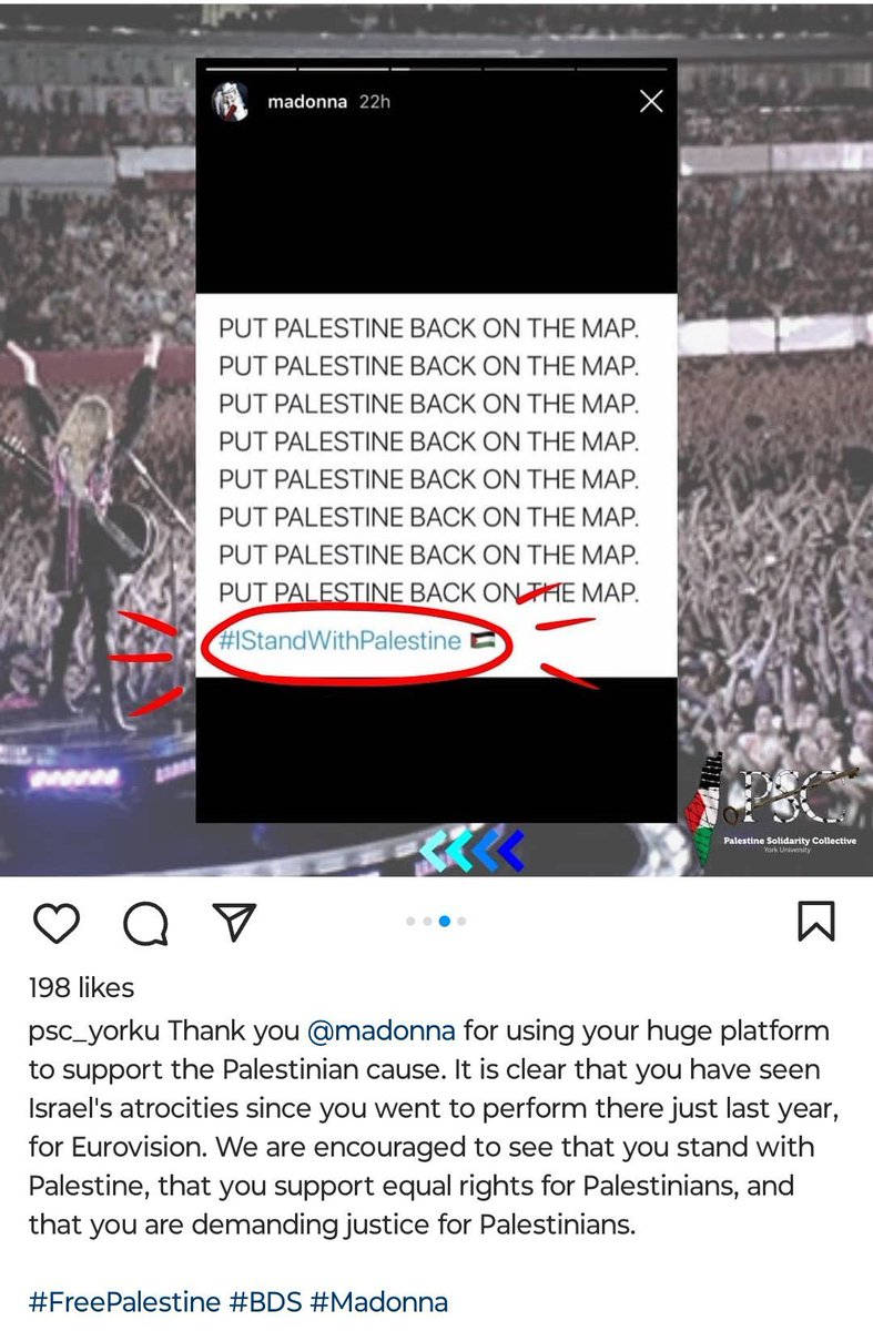 MadonnaUltimate's tweet photo. Madonna represents the ideal world we all want to live in. By all, I mean not the bigots . Not the fascists. Not the haters. These people don't belong in our world so they fight Madonna's values. They don't want her and us to live. #Israel #Palaistine #IStandWithLove https://t.co/b46mQhFouU