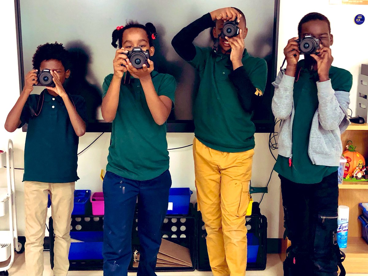 TrinaLowery11's tweet photo. We are super excited about our scholars at @AthertonES learning the basics of photography! https://t.co/4V4DzxQYII