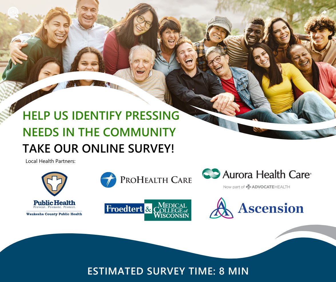Click here to take our Community Health Needs Assessment survey: 
surveymonkey.com/r/LYG2MPL
This provides valuable data for the evaluation of community needs and helps guide govt, not-for-profit &amp; volunteer organizations to meet the most pressing health needs of the community.