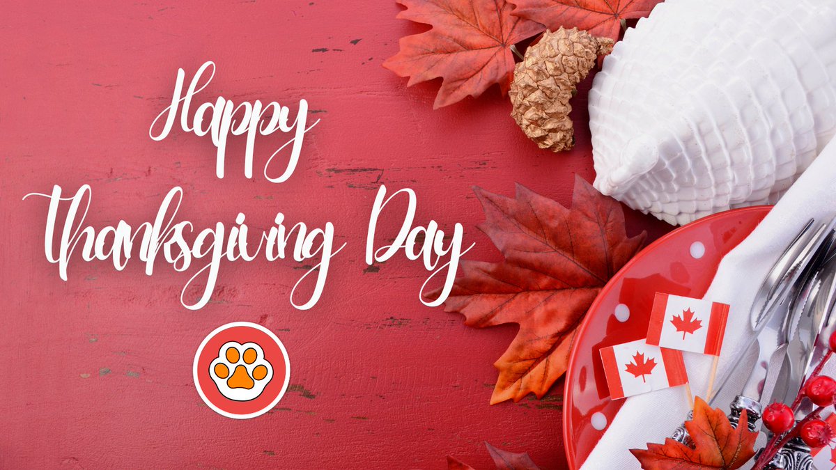 Happy #CanadianThanksgiving to all the Canadian $PAW family! 🇨🇦🍁

#PAWSWAP #ThanksgivingCanada #CryptoTwitter #CryptoCommunity