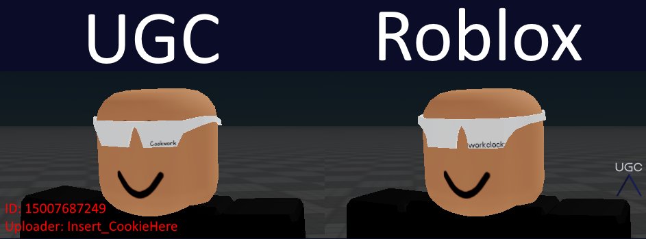 Peak” UGC on X: UGC creator Kyerium uploaded a knockoff of the item Epic  Face in 3 parts. The items are meant to be used with goqurt's Epic Face  mouth. #Roblox #RobloxUGC