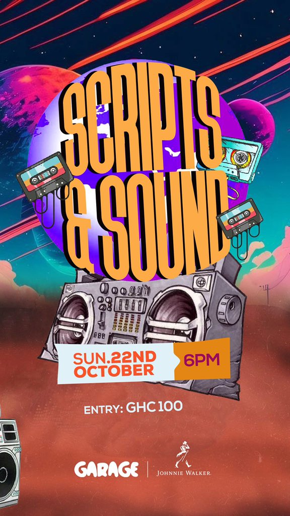 See you at GARAGE on the 22nd!

🎫 Secure your spot now via the link in our bio 

#scriptsxsound23 #ghanaevents #nightlife #accranightlife #garage