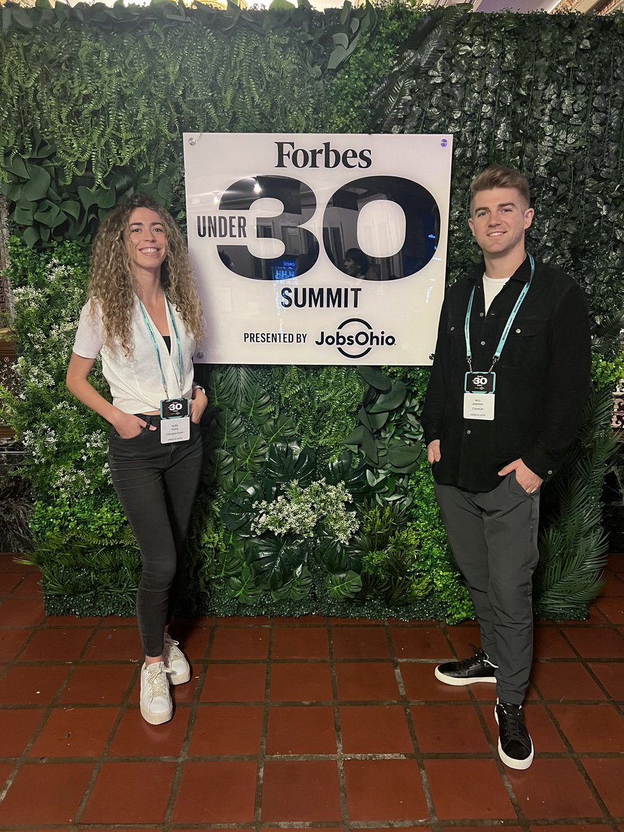 Amazing to surround ourselves with so many young entrepreneurs & innovators reshaping the world in every industry. Kicking off the @Forbes Summit! #Under30Summit