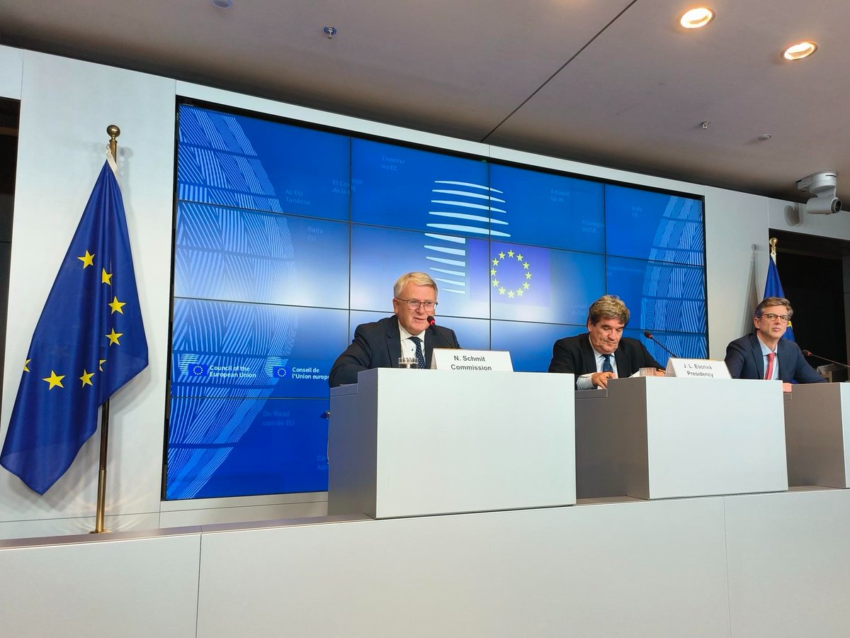 Productive day at #EPSCO in 🇱🇺

EU countries agreed on further strengthening #SocialEconomy.

In addition, many exchanges of views on digitalisation, artificial intelligence, skills &amp; social protection that will help guide our work in the future.

¡Muchas gracias @eu2023es!