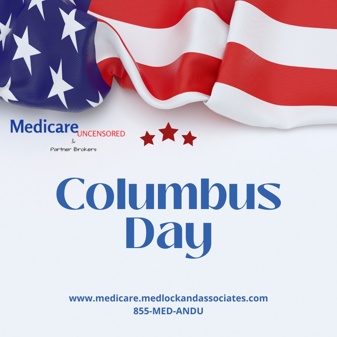 MedicareNews1's tweet photo. IT'S COLUMBUS DAY!
ANNUAL ENROLLMENT PERIOD IS FAST APPROACHING...
📞 855-633-2638
✉️ info@medicareuncensored.com
#columbusday #columbus #happycolumbusday #aep #aep2024 #celebrate #turning65 #fbviral #fbpost #licensedagents #spookyseason #insurance #insurancebroker #Medicare https://t.co/twDahsm6mL