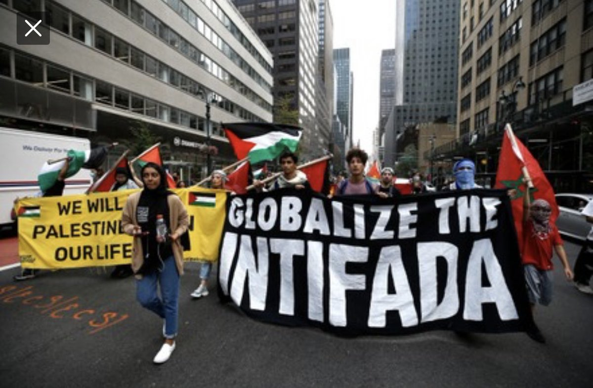 PamelaUnplugged's tweet photo. These are supporters of the barbaric Godless creatures that murdered a young Jewish woman, desecrated and spat on her corpse and then paraded it thru the streets like trash.
Celebrating in New York City.
How long before their signs are replaced with assault weapons?
#EndGaza https://t.co/ho4LOUXuxO