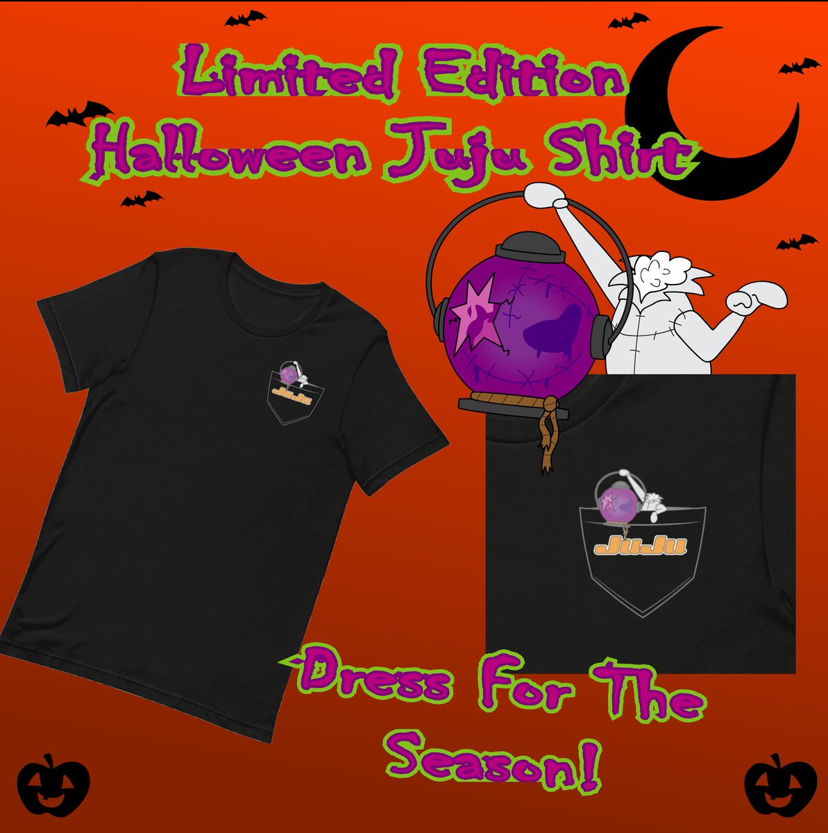 Don't Forget, <a href="/WeAreJuJu/">JuJu® Energy</a> has a Limited Edition Halloween Juju Pocket Shirt Available for the Spooky Season that I helped create the design for! Get one while you can, and use Promo Code Twinzplay or the Link for 10% off your Order!
#JujuArmy #Halloween
jujuenergy.com/products/juju-…