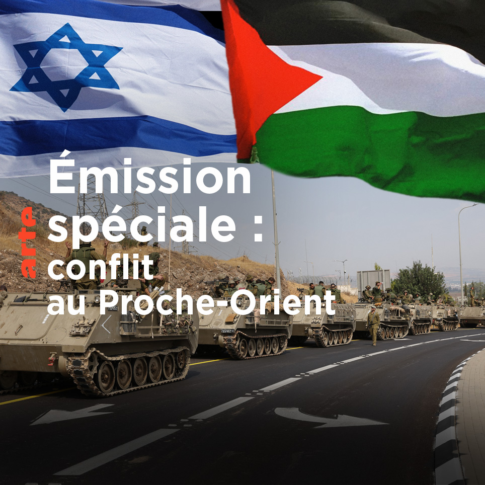 ARTEInfo's tweet photo. 🇮🇱 🇵🇸 Que signifie le conflit au Proche-Orient pour la région, pour l'Europe et le monde ? C'est le thème de notre émission spéciale sur le conflit entre le Hamas et Israël : https://t.co/JSqVbYhvve 👇 https://t.co/FBvwMkaxau
