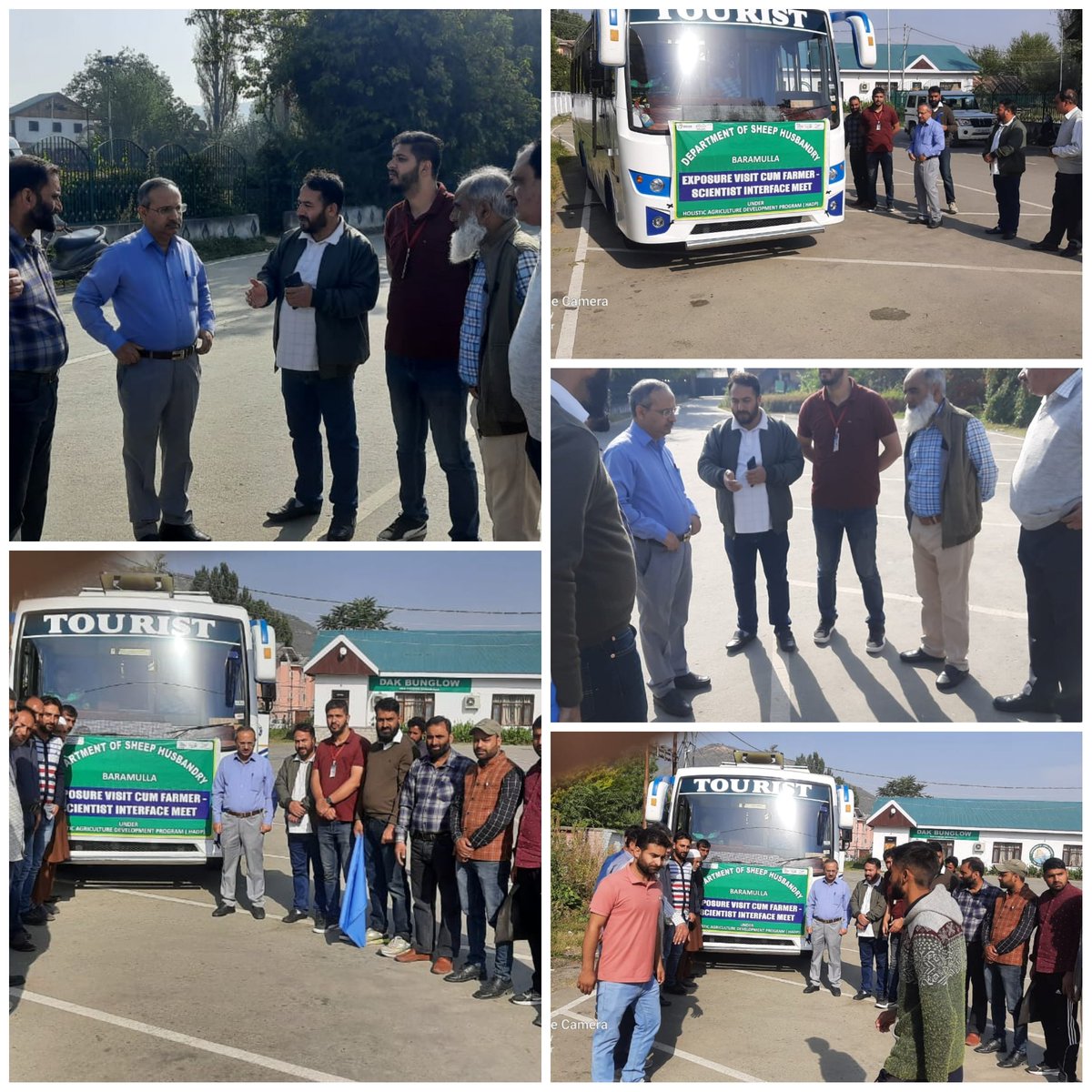 DshoBla's tweet image. DSHO, Bla today organised an exposure tour for progressive sheep farmers of the district to #MRLI, Mansbal &amp;amp; #FVSc &amp;amp; AH, shuhama. Worthy ADDC, Bla flagged off the event. He said that the aim of such visits is to acquaint the farmers about latest advancement in livestock farming.