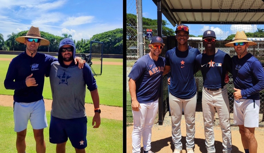 What a day watching @mike_ramazzotti at work in the DR training the Astros top IF prospects! The energizer!! #Suave @soldier_sports @jaegersports