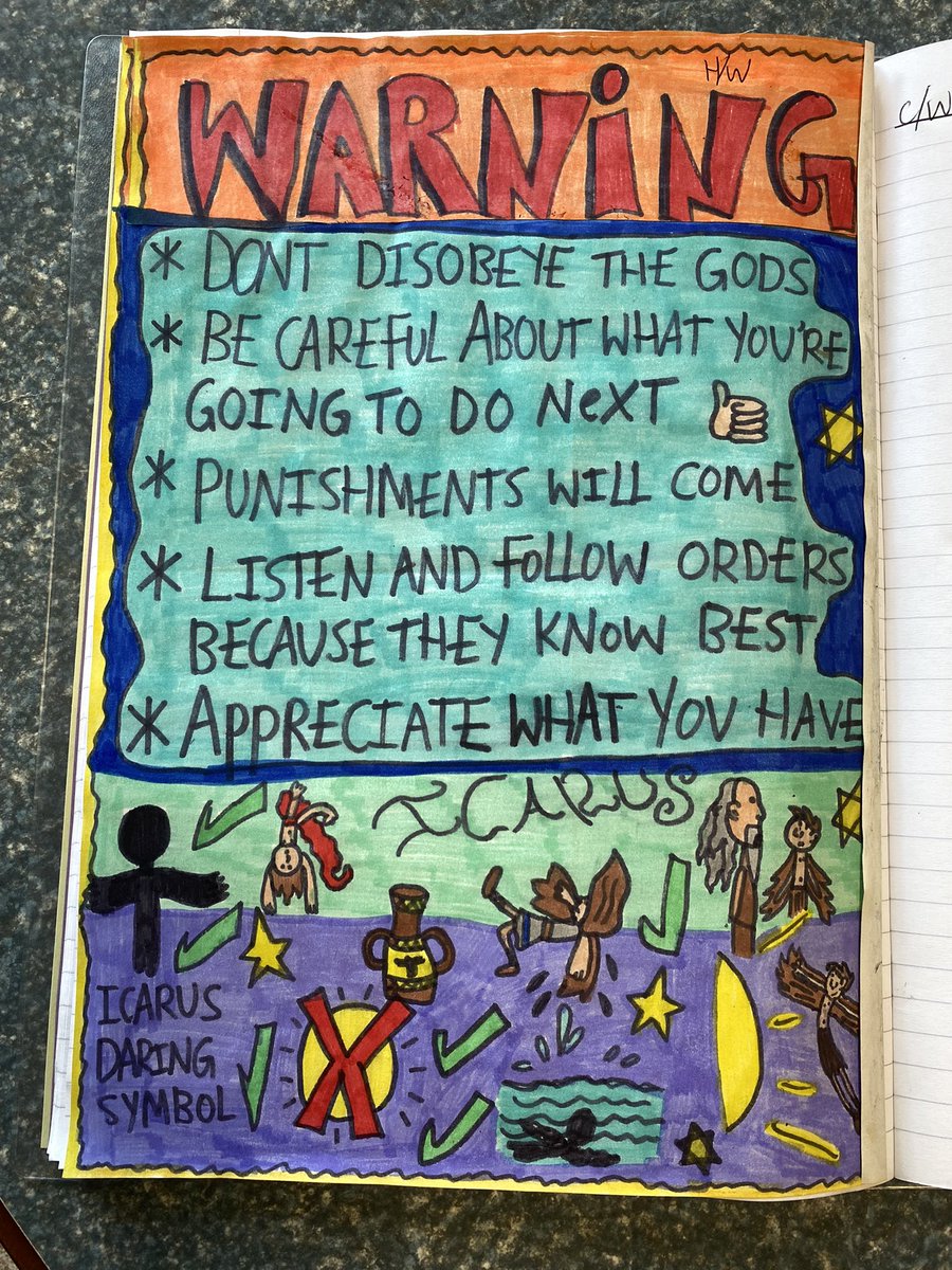 📣 A big shoutout goes to Miss Hares’ Year 7 English class for their amazing efforts in their myths and legends home learning! Well done 👏