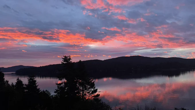 Amazing sunrise this morning!
