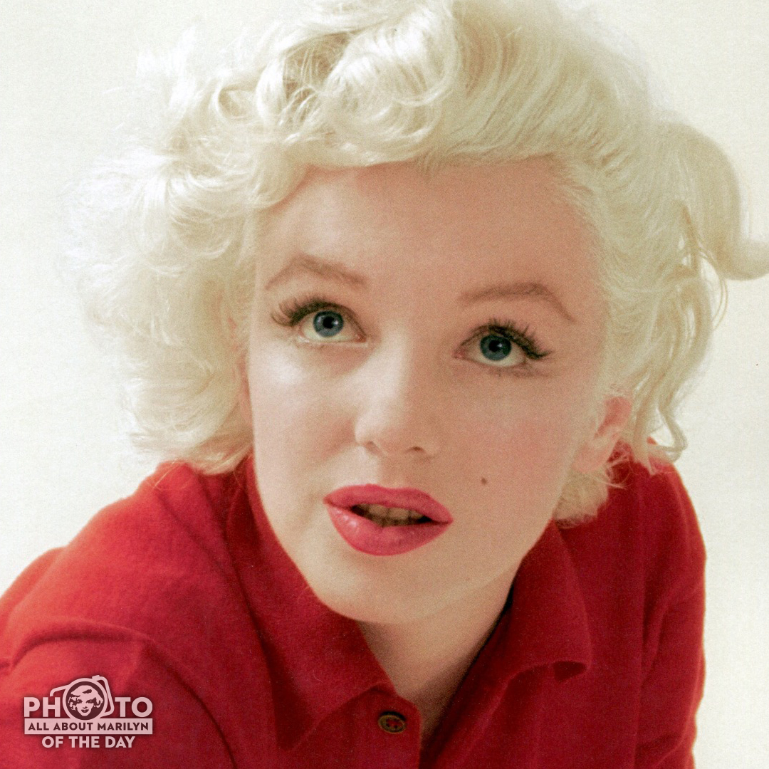 MARILYN MONROE #PhotoOfTheDay — A #beautiful #closeup of MM by #MiltonGreene. The #VintageColor is #stunning 💋. 
#MarilynMonroeFans #AllAboutMarilyn #MarilynMonroe #Marilyn #MarilynMonroeMoment #OldHollywood #moviestar #icon #SweaterGirl #SweatherWeather #Redsweater #HappyMonday