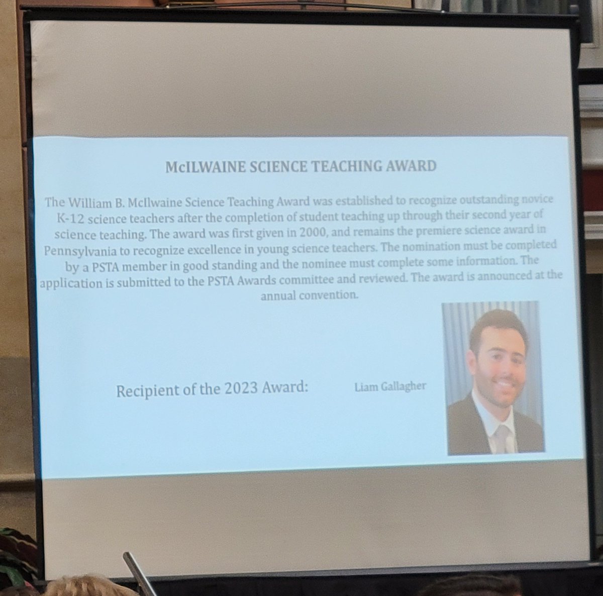 There is not a more deserving teacher (let alone new teacher) who is more deserving of an award. Congratulations Liam!
#HPride #PSTA23 <a href="/haverfordsd/">Haverford SD</a> <a href="/Haverford_HS/">Haverford HS</a>