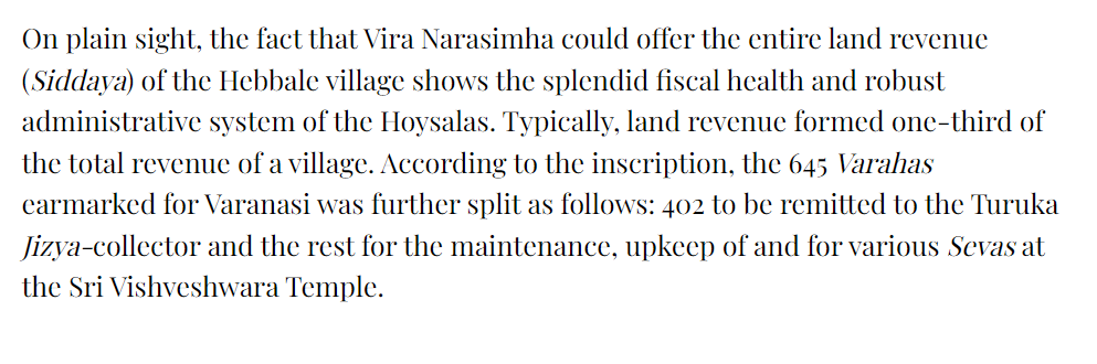 hamsanandi's tweet photo. The likes of .@tishasaroyan have shamelessly called these abominable taxes as "reforms".
Don't you believe me? Read her articles on the red rag called the Liar or Troll - where she is all praises to these indecent cruel sultans of Dilli. 🤮
#Hebbale #Hoysala #Inscription https://t.co/pzRWiTblCU