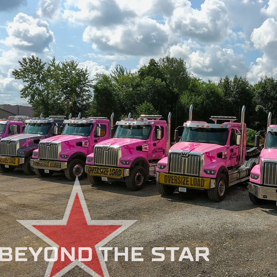 Megan and Ana from LC Hauling are doing more than just spreading awareness for Breast Cancer by wrapping their trucks in pink— they're giving people hope. Read the full article bit.ly/3PGip3W to learn more about their amazing story for a great cause.