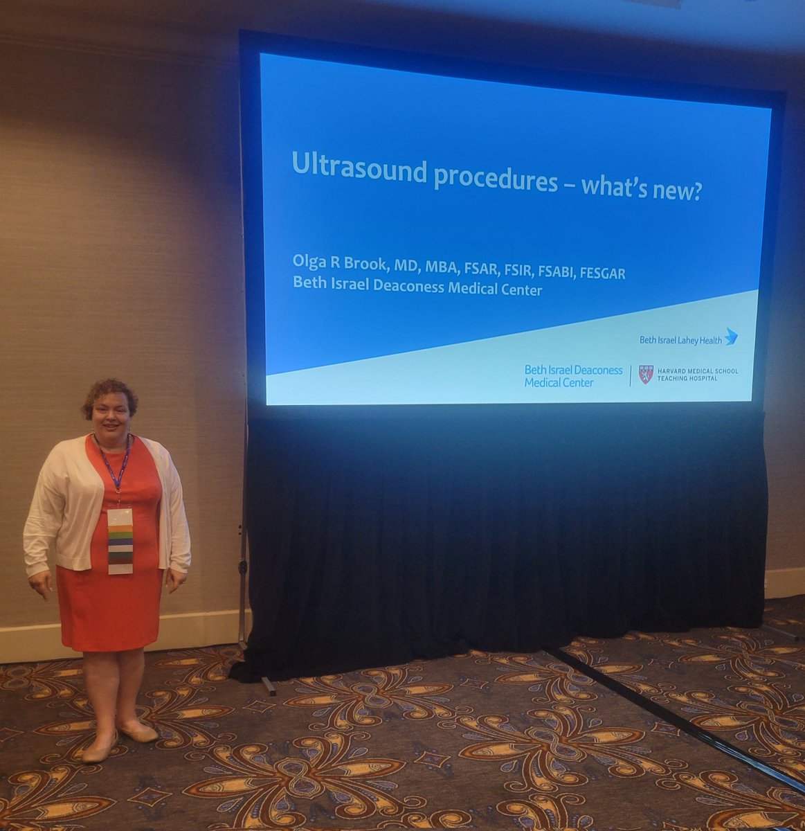 #Ultrasound at #sabi2023 with <a href="/EdneyElizabeth/">Elizabeth A Edney</a> <a href="/SABImaging/">Society for Advanced Body Imaging | SABI</a> 
#CEUS and new procedures!