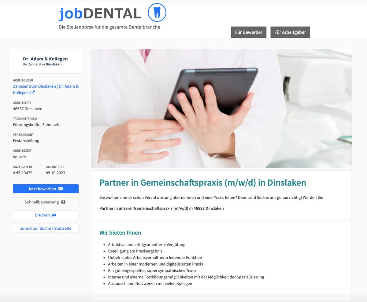 jobDENTAL tweet media