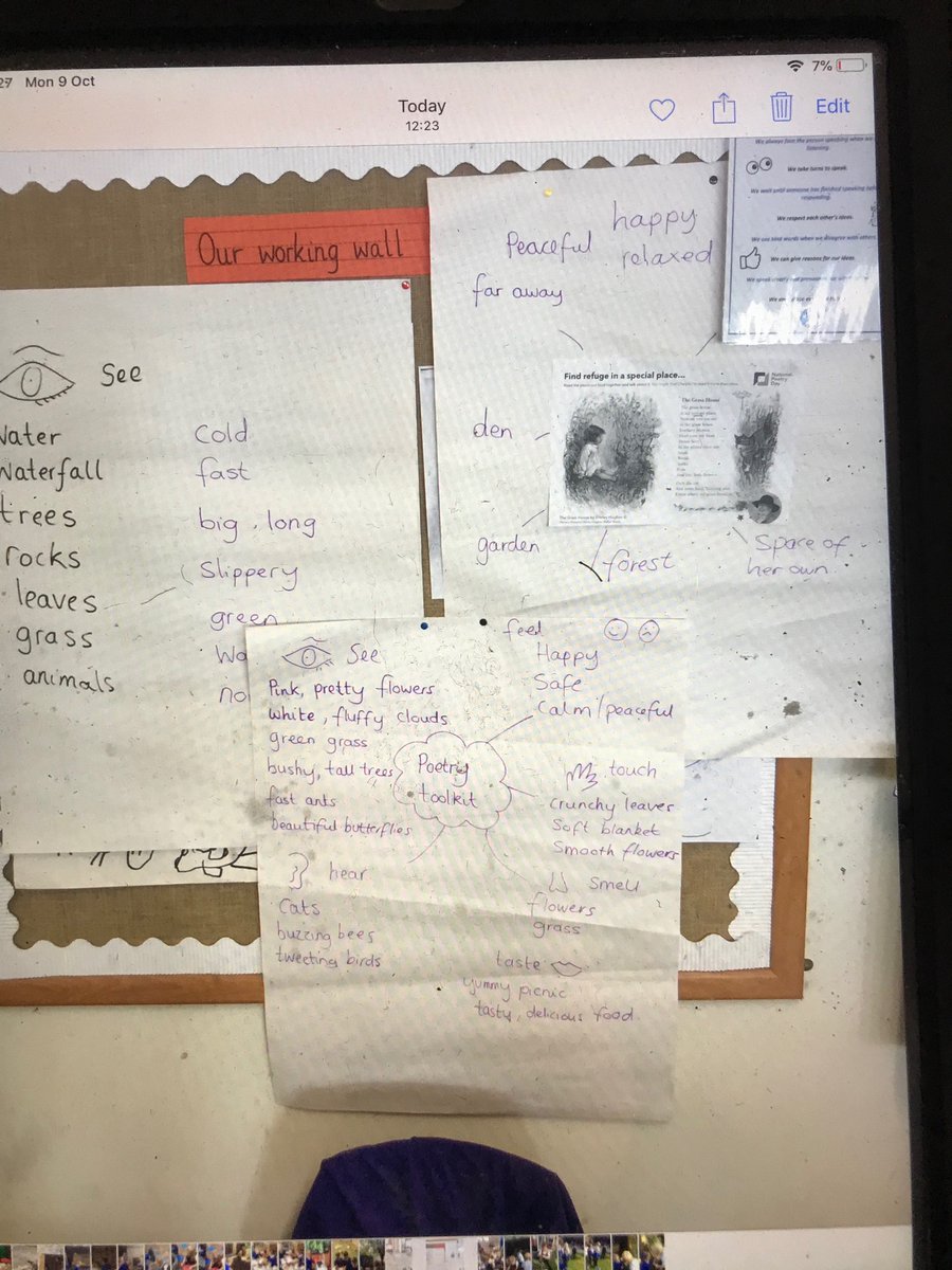 A fantastic first day for poetry week looking at the poem The grass house. Some amazing adjectives created using our 5 senses #TPAWriting <a href="/DeltaTheParks/">The Parks Academy</a> #DeltaNPD2023 <a href="/TPAF2LB/">Mrs Boynton’s F2s</a>