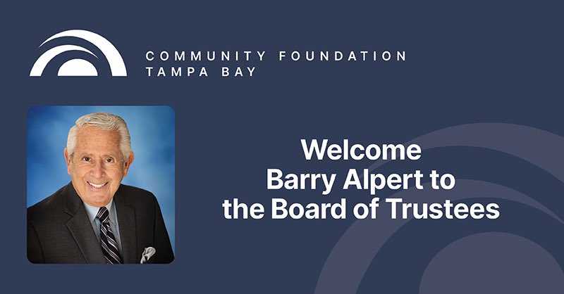 Welcome to Barry Alpert! Barry is the Founder of Alpert Financial Group and has extensive experience in the banking and insurance industries. He has also served many local nonprofits including the Tampa Bay Partnership, Holocaust Museum and many more. #communityleader