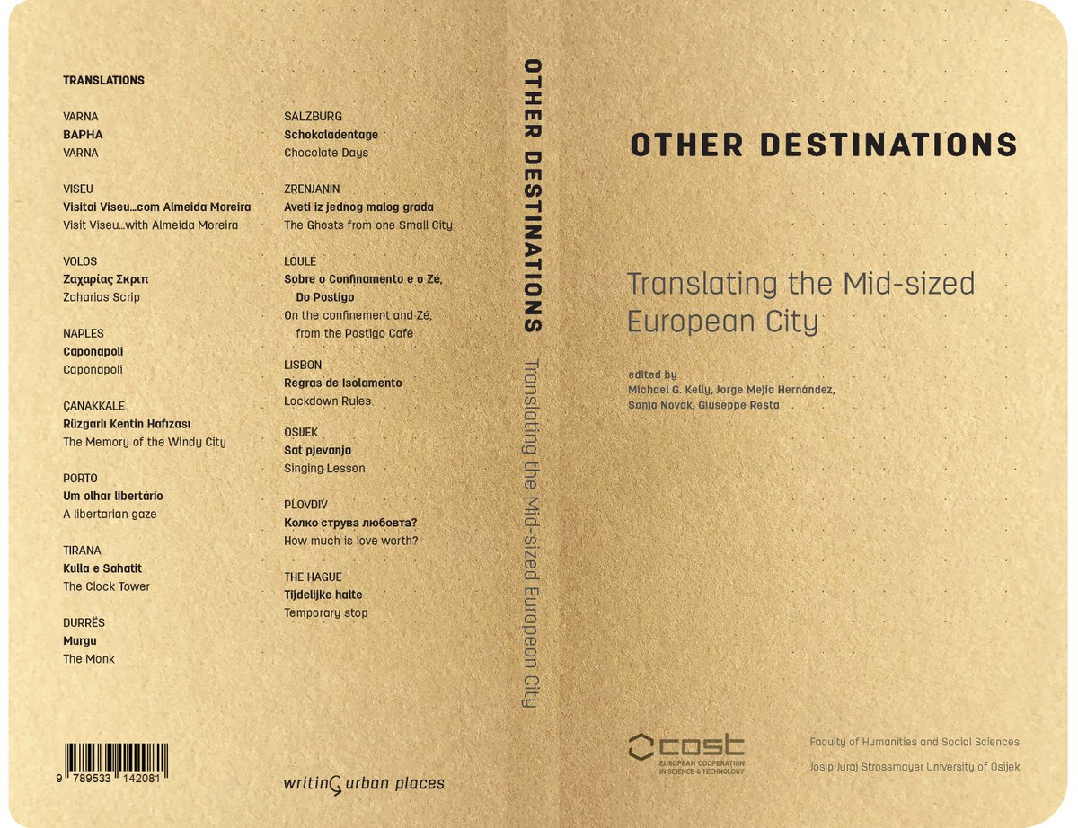 giusepperestarc's tweet photo. Happy to share the outcome of a two-year effort in translating urban narratives of the European intermediate city for @WritingUrban. I co-edited OTHER DESTINATIONS with S. Novak, M. G. Kelly, J. Mejía Hernández.
The book is available in open access from the COST Action website https://t.co/6WqHYXlleD